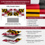 Bandera Maryland 2x3ft doble cara lona resistente UV