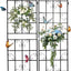 Enrejado jardín 71x20pulg set 2 metal para plantas