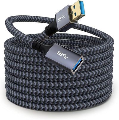 Cable USB 3.0 6ft macho hembra material trenzado comp teclado mouse