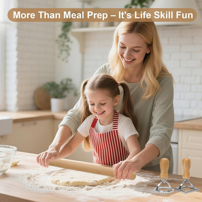 Kit 9 Pzas para hacer pasta con estante secado rodillo roscado