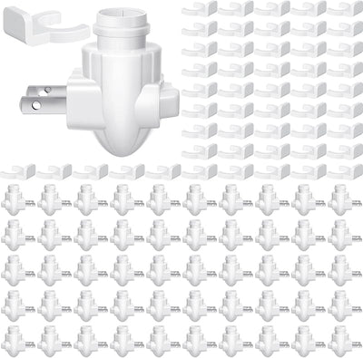 100 Set Módulo Luz Nocturna con Base Giratoria Plástico
