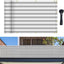 Panel valla privacidad balcón 3x12ft tela sombra UV