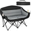 Silla camping doble para 2 adultos acolchado resistente