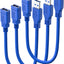 Extensión USB 3.0 1 pie set 3 transferencia 5 Gbps