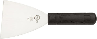 Rascador parrilla hoja 4x4.5pulg mango negro