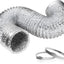 Manguera ventilación secadora 4pulg 3ft aluminio 6 capas