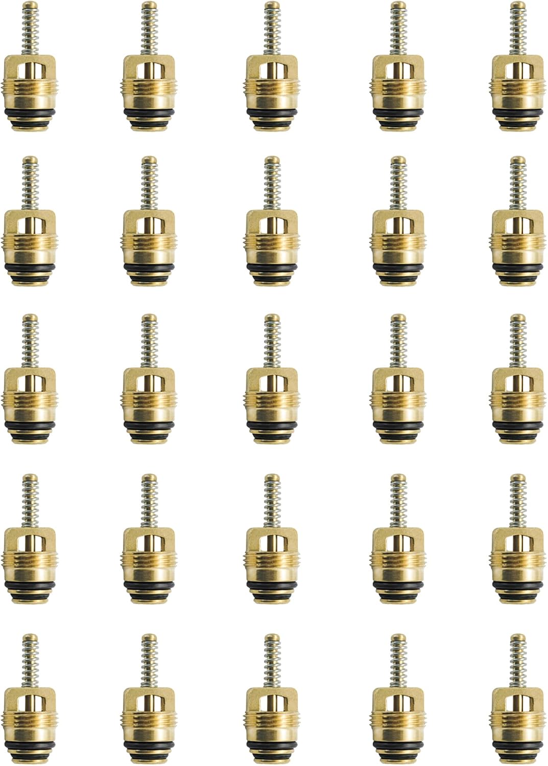 25 Unids Válvula Schrader M10 Latón Comp GM Chrysler 134A
