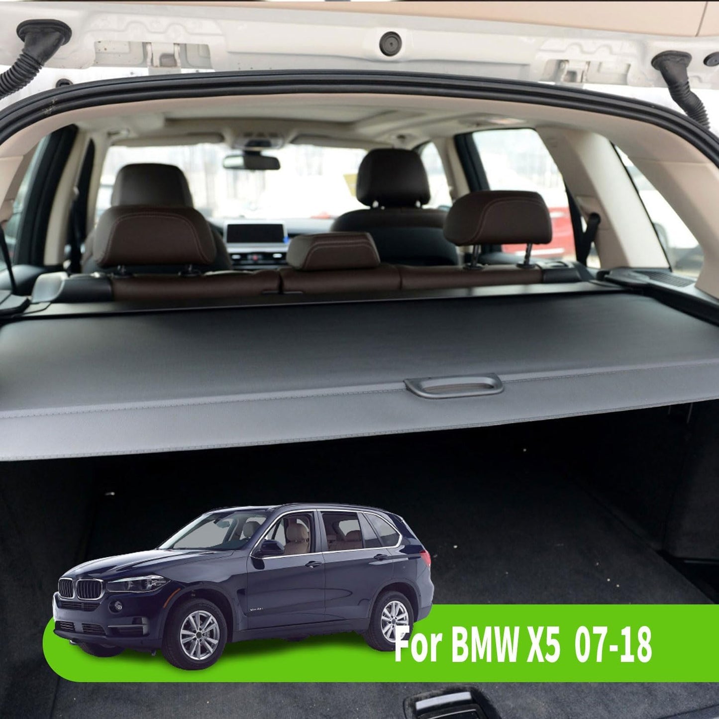 Cubierta maletero trasero BMW Protección seguridad