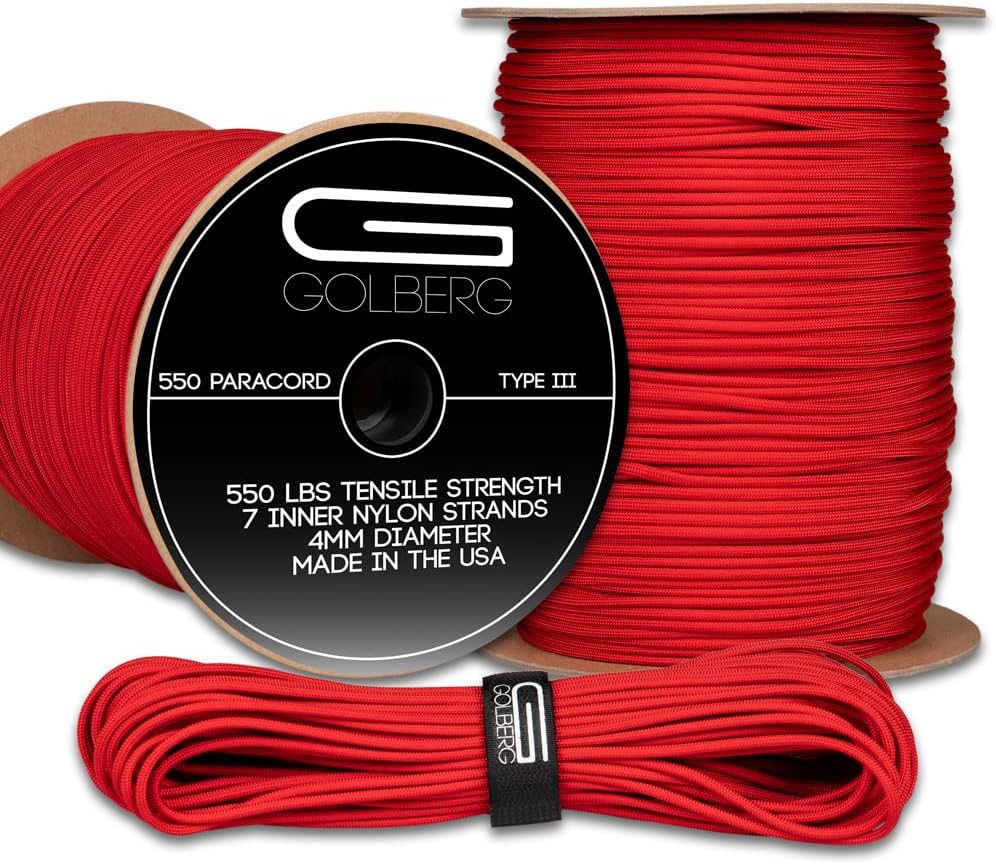 Cuerda paracaídas 550lb uso interior exterior camping