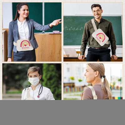 4 Cangureras con Cremallera Regalo para Profesores