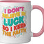 Taza Cerámica Inspiración Fe Rosa/Blanco