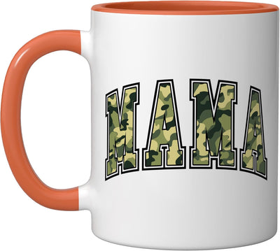 Taza Cerámica Día Madre Estampado Camuflaje