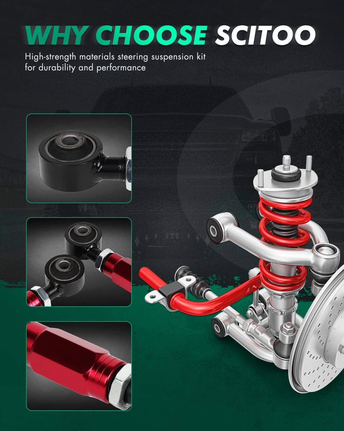 Kit suspensión trasera ajustable Acura Integra Civic CR-V