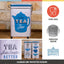 Caja lata té retro 44oz diseño vintage