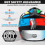 Casco motocross niños con guantes gafas y protector