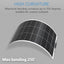 Panel solar flexible 100w 12v monocristalino RV