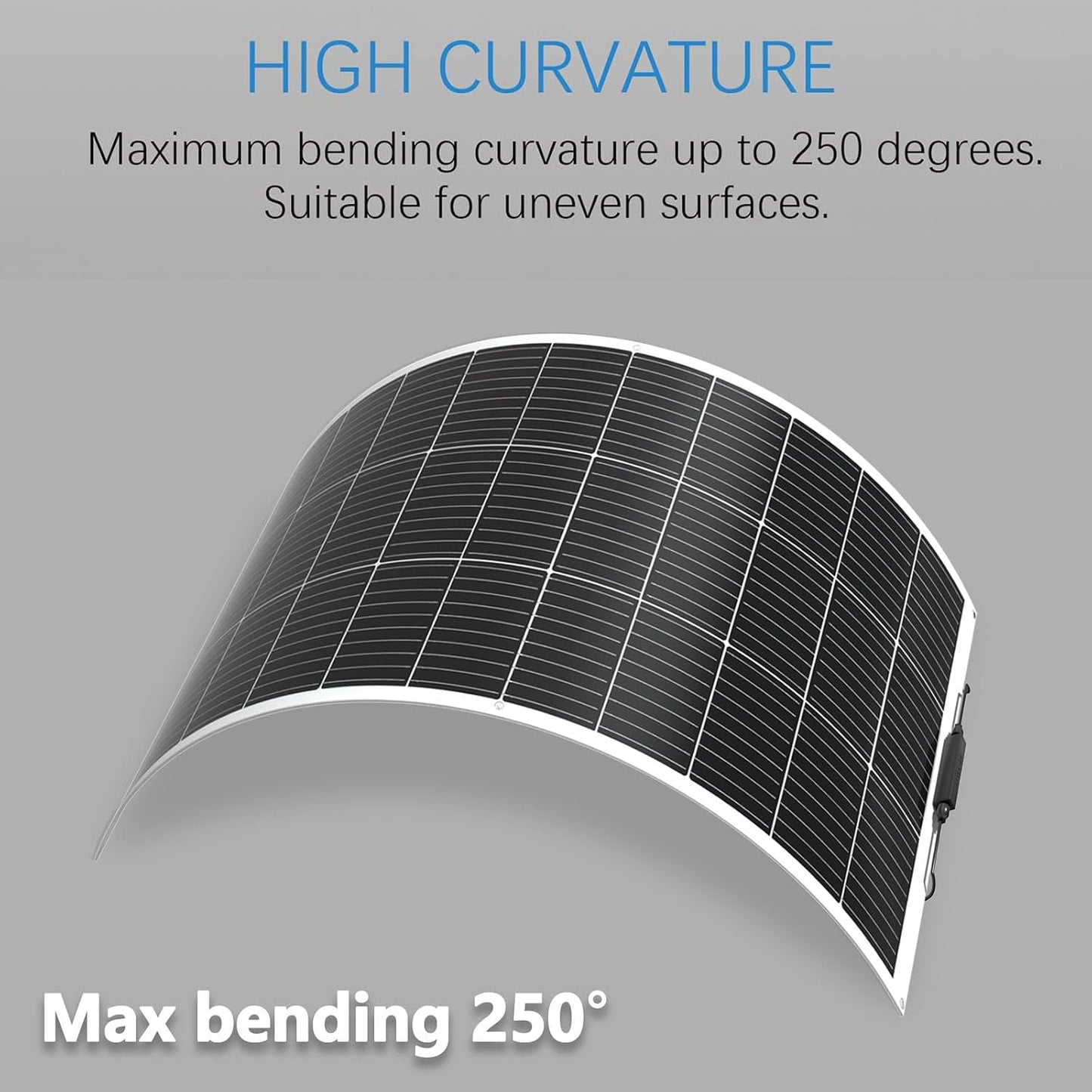 Panel solar flexible 100w 12v monocristalino RV
