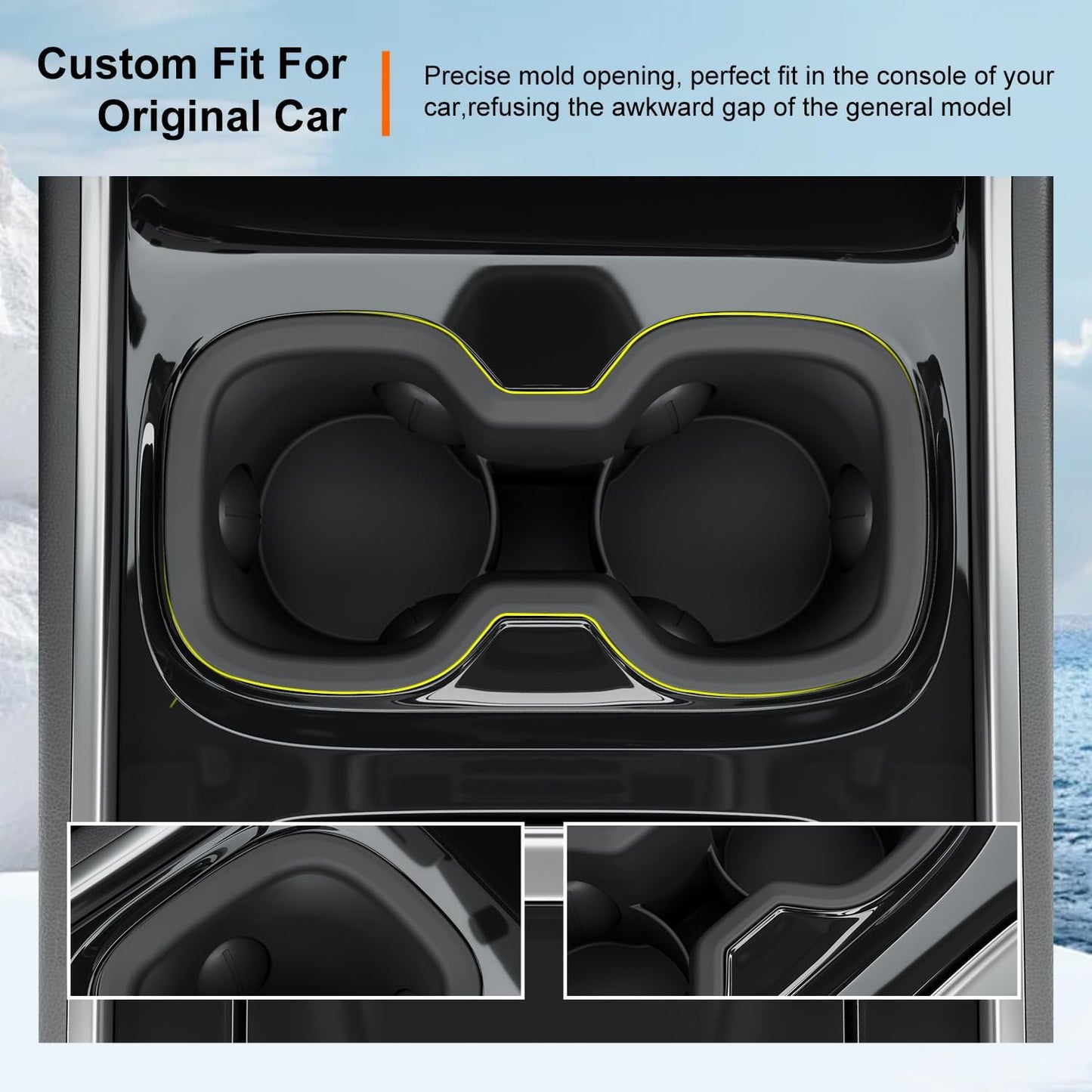 Portavasos comp Chevy Traverse 2024-26 inserto silicona