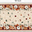 Alfombra otoño estampado calabazas antiderrap interior 3x