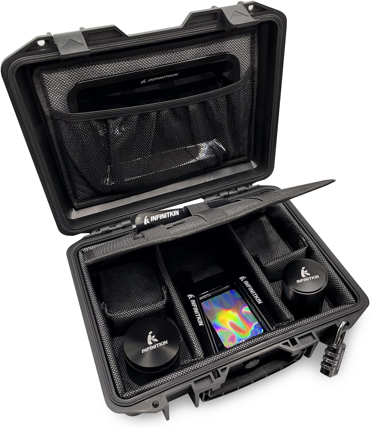 Caja hermética con cerradura combinación para viaje