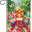 Bandera jardín tropical hibisco 12x18"