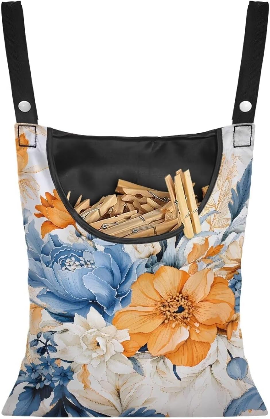 Bolsa pinzas ropa con gancho soporte alfileres impermeable
