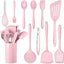 Set 11 Utensilios Silicón Antiadherente con Soporte