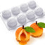 Molde 3D naranja 8 cavidades silicona para pasteles y mousse