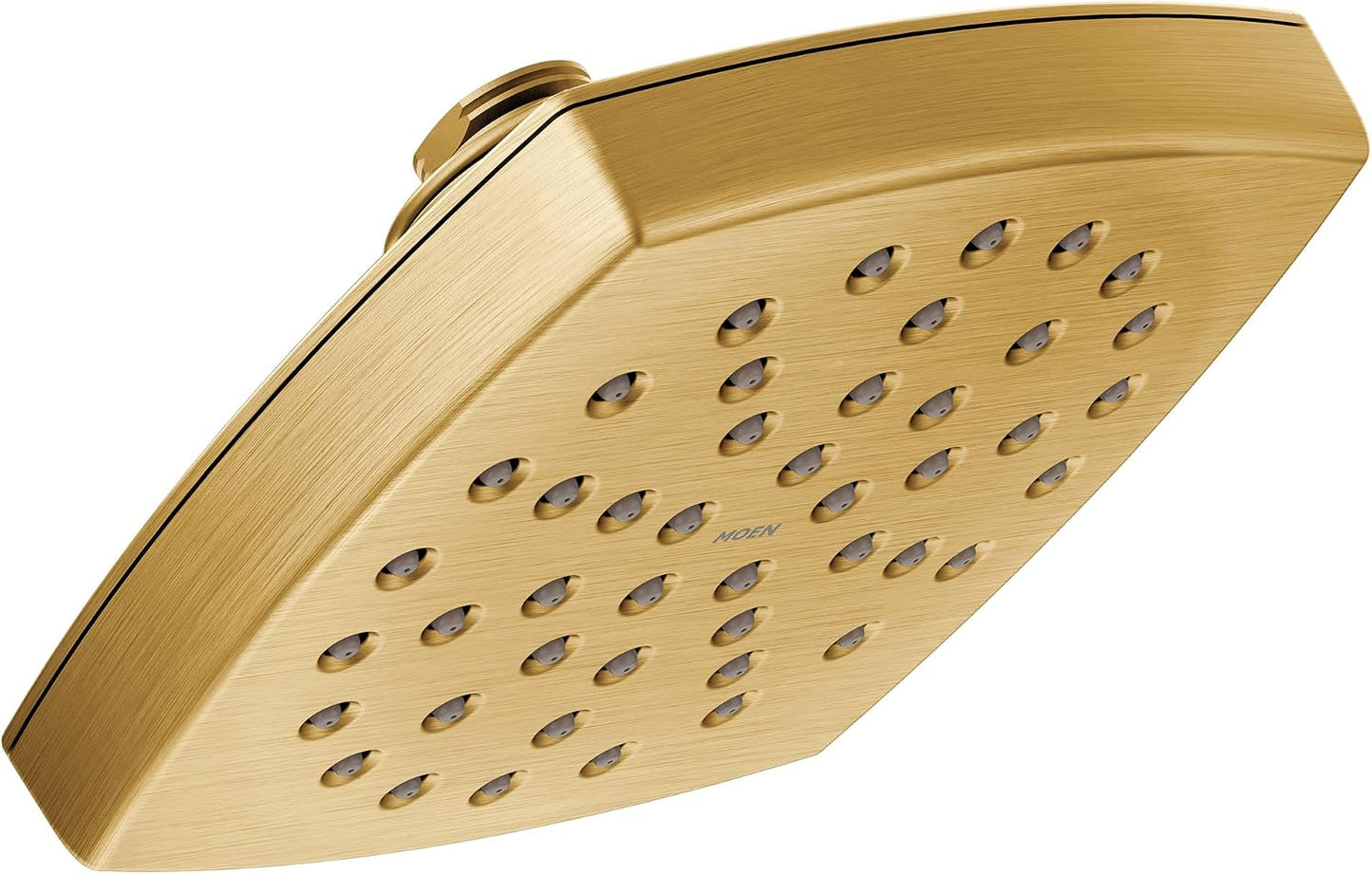 Cabezal ducha lluvia 6pulg oro cepillado