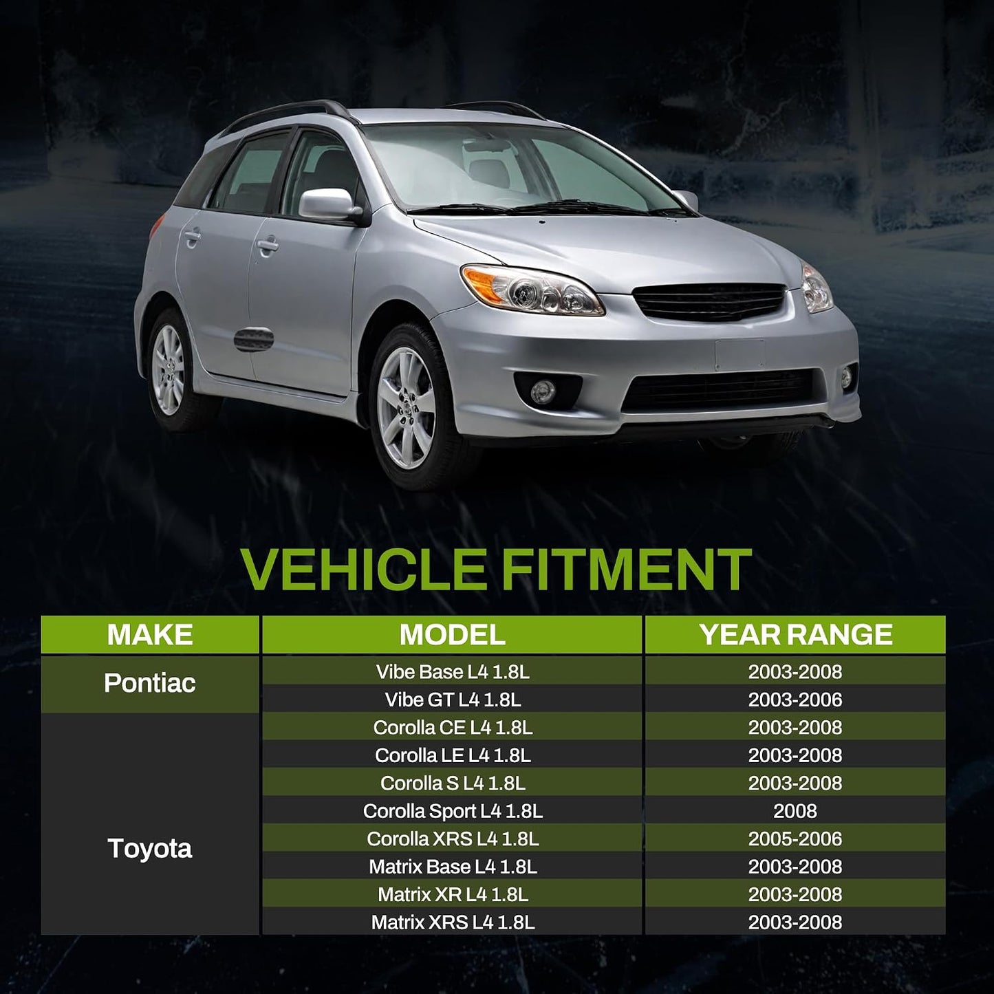 Radiador comp Corolla Matrix Vibe 1.8L