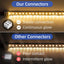 20 Pzas Conectores LED 10mm 2 Pines Sin Soldadura