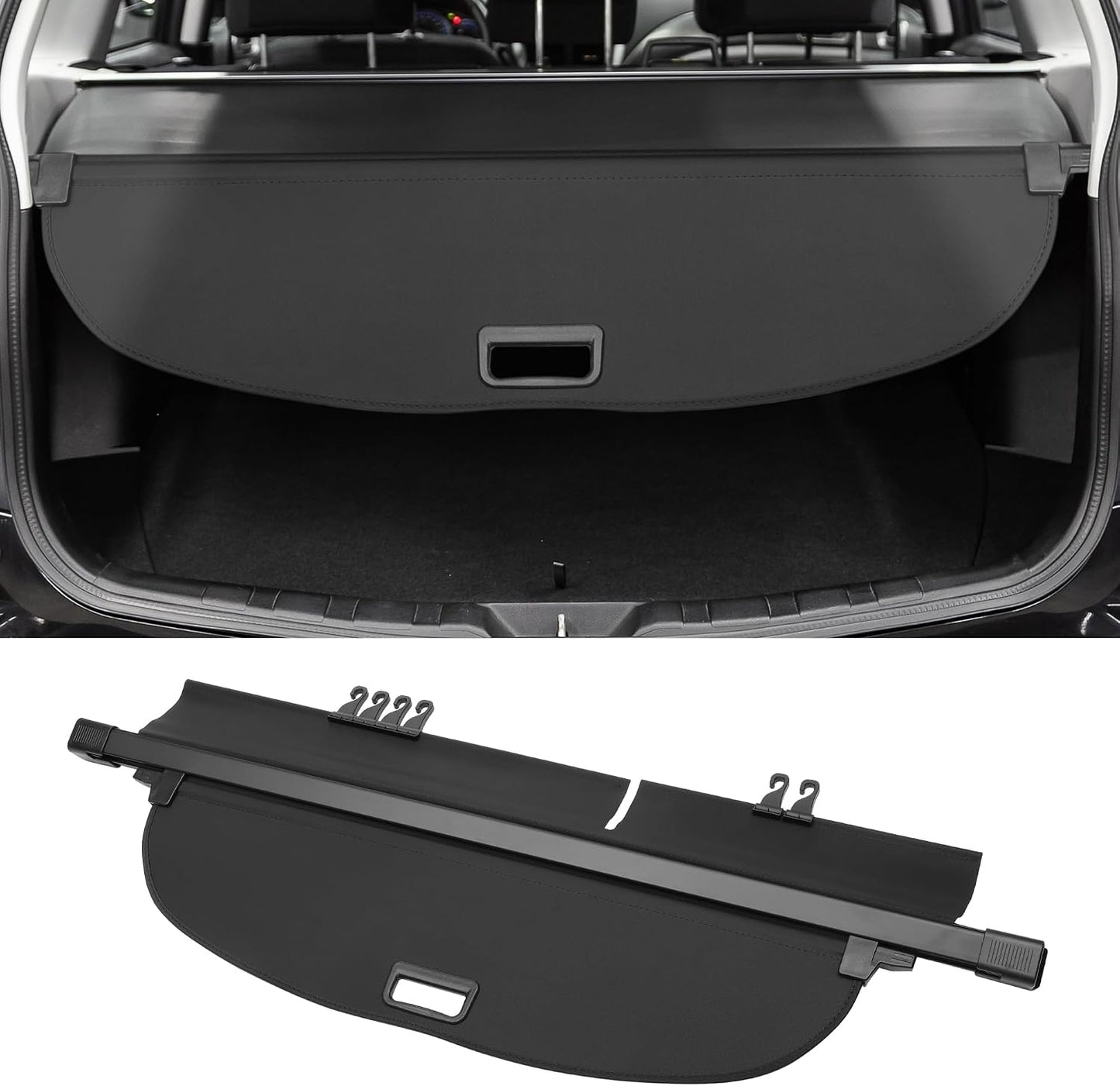 Cubierta retráctil maletero Honda CRV 17-22 lona negra