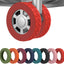 8 Fundas Silicona Ruedas Equipaje 2-2.4pulg Resistentes