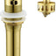 Tapón drenaje baño fregadero dorado cepillado