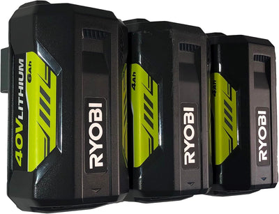Soporte pared baterías Ryobi 40V