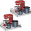 2 Organiz. Armario 21" x21" Estantes Deslizantes