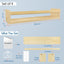 Estantería madera librero pared 24" bebé adolescente