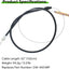 Cable embrague delantero segadora Troy-Bilt
