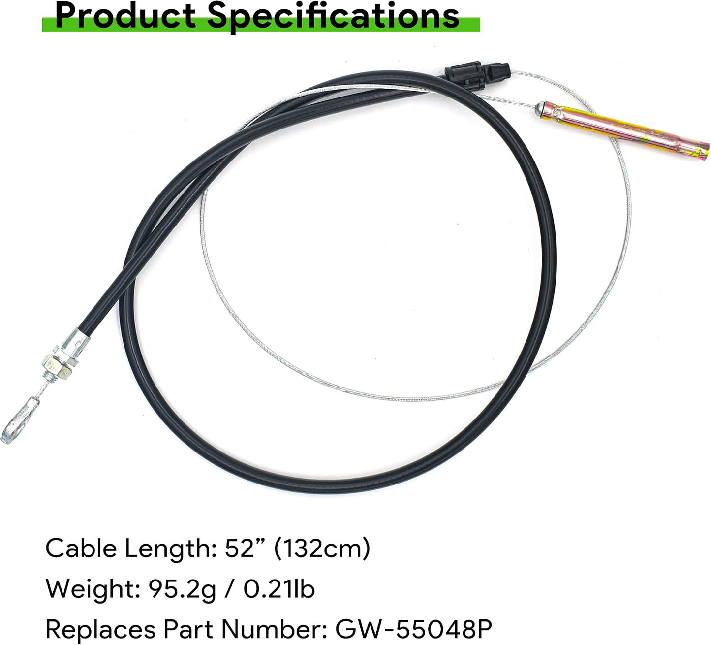 Cable embrague delantero segadora Troy-Bilt