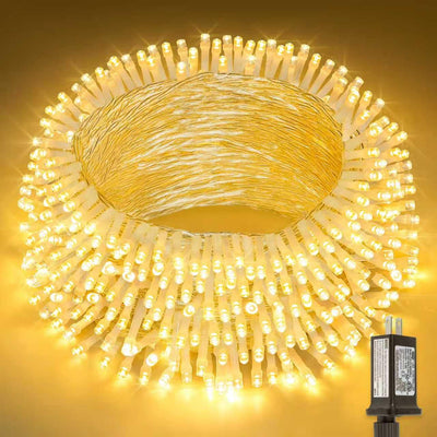 Cadena luces LED 98ft 200 luces Navidad