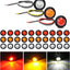 30 Pzas Luces LED Redondas 3/4" para Camión RV Coche