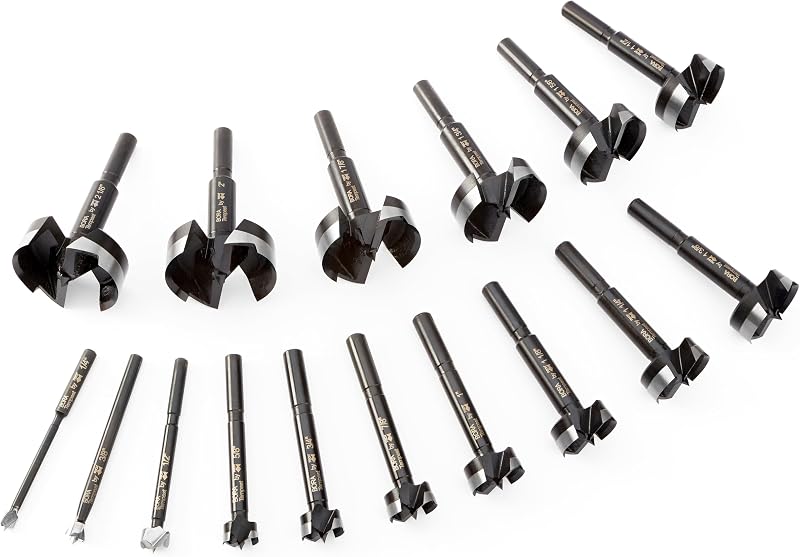 Set 16 Brocas Forstner Tempest para Madera 1/4 a 2-1/8pulg