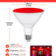 2 Bombillas Led Rojas E26 15W para Exteriores No Regulables