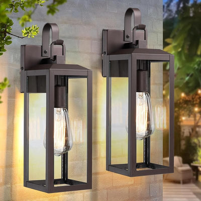 2 Luces Pared 16pulg Exteriores Impermeables Modernas