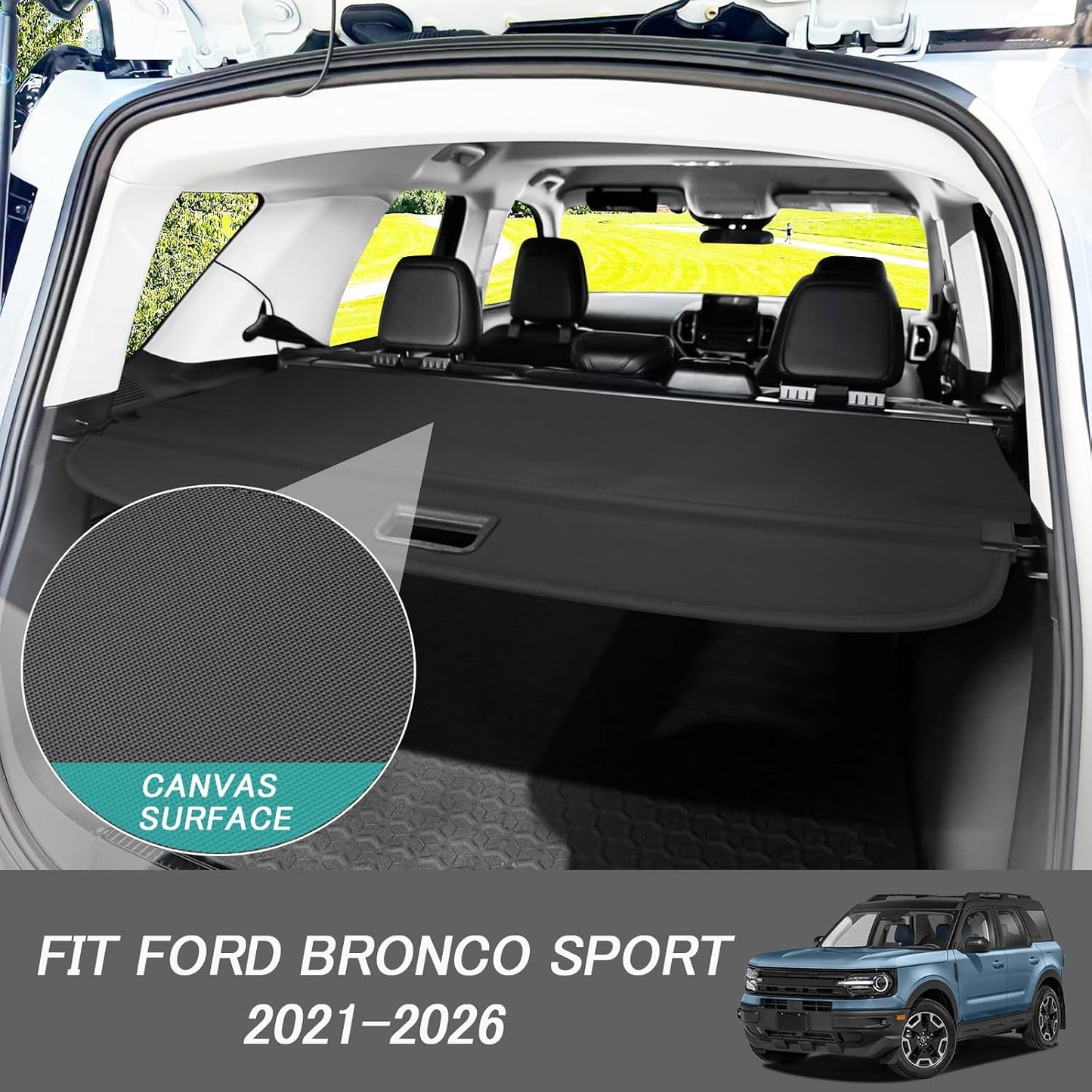 Cubierta retráctil maletero Ford Bronco Sport 21-25