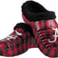 Zapatos de casa con forro sherpa estampado búfalo NCAA