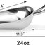 Cuchara acero inox 24oz para bar hielo harina