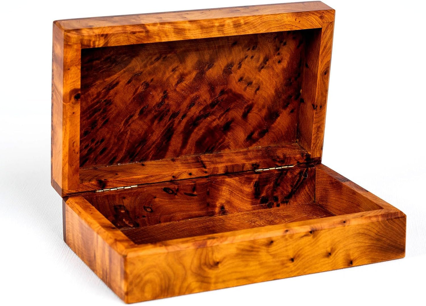 Caja madera tallada joyas multiusos antigua grande