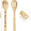 Set 6 cucharas bambú antiadherentes para cocina