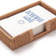 Servilletero ratán rectangular para cocina 9.5x5.5pulg